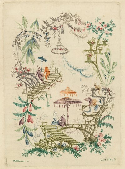 Ornamental Design from Nouvelle suite de cahiers chinois by Jean Baptiste Pillement